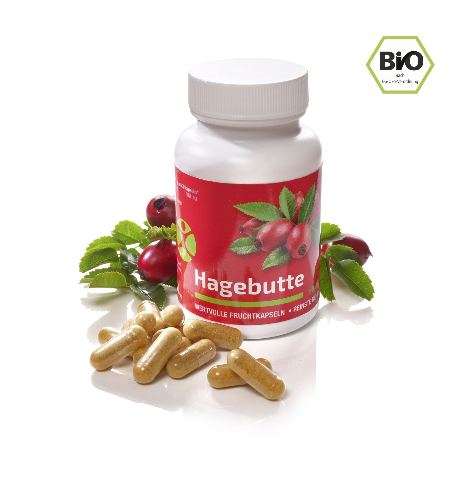 Hagebutte Bio-Fruchtkapseln